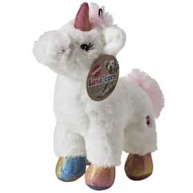 Luna-Corn Plush Multi-Colored Dog Toy - 1 count | Spot