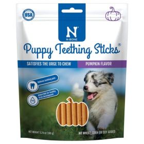 Puppy Teething Sticks Pumpkin Flavor | N-Bone