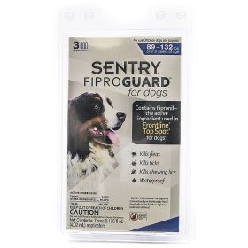 FiproGuard for Giant Dogs 89-132 lbs (3 Doses) | Sentry