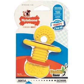 Puppy Teether Chew Toy Small Vanilla Flavor | Nylabone