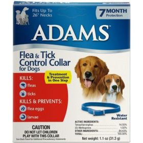 Flea & Tick Collar For Dogs Up To 26" - 1 count | Adams